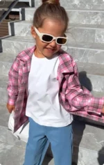 Сорочка в клітинку, рожевий - Зображення 5