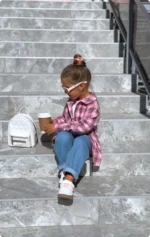 Сорочка в клітинку, рожевий - Зображення 3