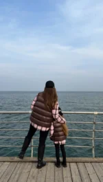 Безрукавка шоколад жіноча та дитяча