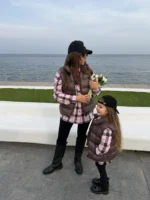 Безрукавка шоколад жіноча та дитяча