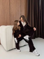Костюм велюровий шоколад