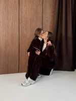 Костюм велюровий шоколад