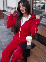 Жіночий костюм «Кант» червоний