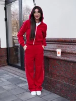 Жіночий костюм «Кант» червоний
