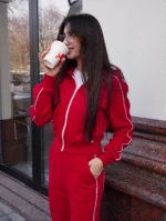 Жіночий костюм «Кант» червоний