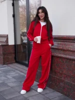 Жіночий костюм «Кант» червоний