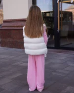 Дитяча безрукавка, молоко