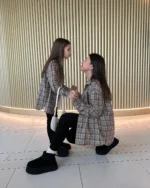Дитяча сорочка з фланелі, латте